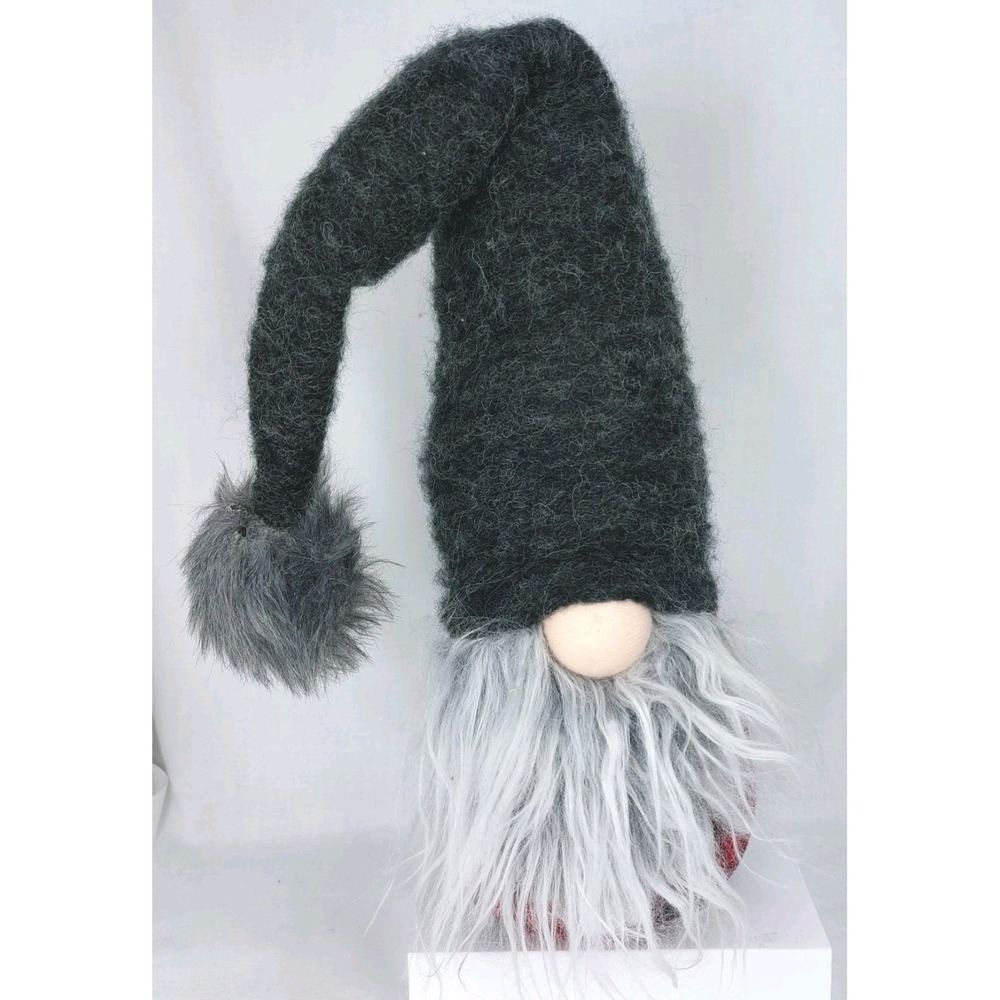 Hobby Lobby Gnome 22"‎ Sand Weighted Plush Buffalo Plaid Body Decor